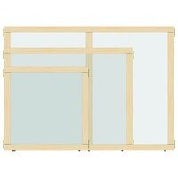 KYDZ Suite 1514JCAPL 48 inch x 35 1/2 inch A-Height Acrylic See-Thru Panel