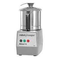 Robot Coupe BLIXER4 High-Speed 4.7 Qt. / 4.5 Liter Stainless Steel Batch Bowl Food Processor - 1 1/2 hp