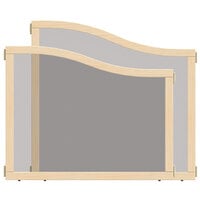 KYDZ Suite 1521JCAPL 36 1/2 inch x 35 1/2 inch E-Height / A-Height Acrylic See-Thru Cascade Panel