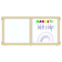 KYDZ Suite 1514JCTMG 48 inch x 24 1/2 inch T-Height Magnetic Write-n-Wipe Panel
