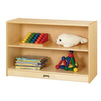 Jonti-Craft Baltic Birch 0523JC 36" x 15" x 24" Natural Short Fixed Straight-Shelf Bookcase