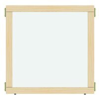 KYDZ Suite 1510JCTPL 24 inch x 24 1/2 inch T-Height See-Thru Panel