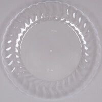 Fineline Flairware 209-CL 9" Clear Plastic Plate - 180/Case