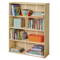 Young Time 7117YT 36 1/2 inch x 12 inch x 47 1/2 inch Natural Standard Bookcase