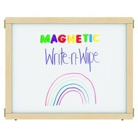 KYDZ Suite 1512JCEMG 36 1/2 inch x 29 1/2 inch E-Height Magnetic Write-n-Wipe Panel