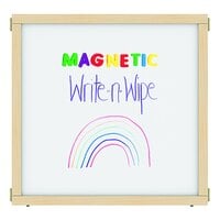 KYDZ Suite 1512JCAMG 36 1/2 inch x 35 1/2 inch A-Height Magnetic Write-n-Wipe Panel