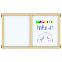 KYDZ Suite 1514JCEMG 48 inch x 29 1/2 inch E-Height Magnetic Write-n-Wipe Panel