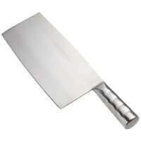 Town 47311 8 1/2" Large Blade One-Piece Stainless Steel Cleaver
