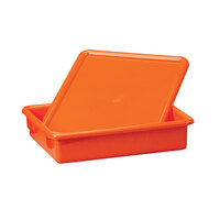 Jonti-Craft 8068JC 13 1/2 inch x 11 inch x 3 inch Orange Plastic Paper Tray for Paper-Tray Storage Units