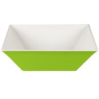 GET ML-249-KL Keywest 12.8 Qt. Keylime Square Melamine Bowl - 3/Case