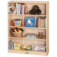 MapleWave 0961JC011 36 1/2 inch x 11 1/2 inch x 47 1/2 inch Natural Standard Bookcase - Ready to Assemble