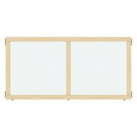 KYDZ Suite 1514JCTPL 48 inch x 24 1/2 inch T-Height See-Thru Panel