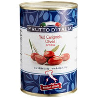 Frutto d'Italia Red Cerignola Olives 70/90 Count - 5.5 lb. (2.5 kg) Can