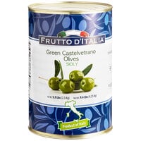 Frutto d'Italia Green Castelvetrano Olives 120/140 Count - 5.5 lb. (2.5 kg) Can