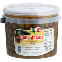 Frutto d'Italia Calabrese Olives 200/220 Count - 4.4 lb. (2 kg) Pail
