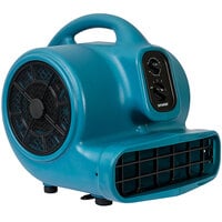 XPOWER X-430TF Blue 3-Speed Air Mover with Timer and Filter Kit - 1/3 hp