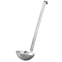 Vollrath Jacob's Pride™ 8 Oz Stainless Steel without Black Kool-Touch®  Handle Ladle - 12 5/8L