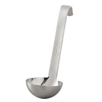 Vollrath 4970310 Jacob's Pride 3 oz. One-Piece Stainless Steel Ladle with Short Handle