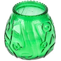 Sterno 40196 4 1/8 inch Green Venetian Candle - 12/Pack