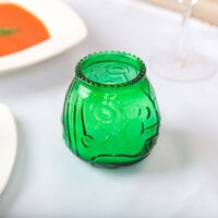 Sterno 40126 4 1/8 inch Green Venetian Candle - 12/Pack