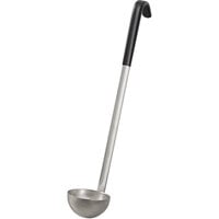 Vollrath 58033 3 oz. Two-Piece Stainless Steel Ladle with Black Kool-Touch® Handle