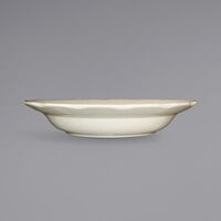 International Tableware VI-105 Victoria 20 oz. Ivory (American White) Scalloped Edge Stoneware Pasta Bowl - 12/Case