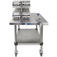 Edlund EDCS-11M Edvantage® Mobile Can Opening Station with S-11 Heavy-Duty Manual Can Opener