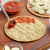 Rich's 10 inch Gluten-Free Par-Baked Seasoned Zucchini Pizza Crust - 24/Case