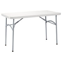 National Public Seating BT2448 24" x 48" Speckled Grey Plastic Folding Table