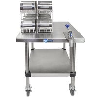 Edlund EDCS-2M Edvantage® Mobile Can Opening Station with SG-2 Light-Duty Manual Can Opener