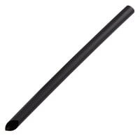 Choice 7 3/4 inch Black Pointed Unwrapped Milk Tea Straw - 500/Pack