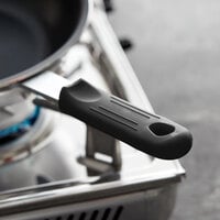 Choice 3-Pack Black Removable Silicone Pan Handle Sleeves for 7 inch and 8 inch, 10 inch and 12 inch, and 14 inch Fry Pans