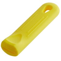 Choice Yellow Removable Silicone Pan Handle Sleeve for 7" and 8" Fry Pans