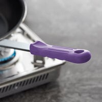 Choice Purple Allergen-Free Removable Silicone Pan Handle Sleeve for 14 inch Fry Pans