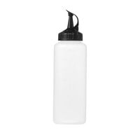 OXO 11219300 Good Grips 12 oz. Clear Standard Chef's Squeeze Bottle with Black Cap