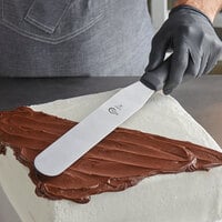 Mercer Culinary M18800P 10 inch Blade Straight Baking / Icing Spatula with Plastic Handle