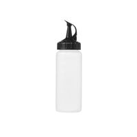 OXO 11219200 Good Grips 6 oz. Clear Standard Chef's Squeeze Bottle with Black Cap