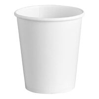 Choice 7 oz. White Poly Paper Cold Cup - 2,000/Case