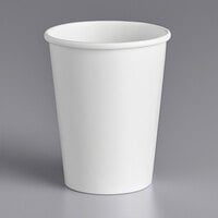 Choice 9 oz. White Poly Paper Cold Cup - 50/Pack