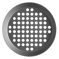 Vollrath PC11XPHC 11" Super Perforated Hard Coat Anodized Heavy Weight Aluminum Cutter Pizza Pan