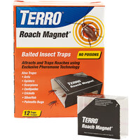 Terro T256 Roach Magnet 12-Pack Trap with Exclusive Pheromone Technology