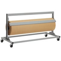 36" Paper Cutter Dispenser for Butcher Gift Wrap and Kraft Roll Paper Metal 