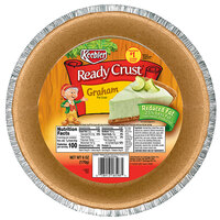 Keebler Ready Crust 6 oz. Reduced Fat Graham 9 inch Pie Shell - 12/Case