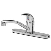 Zurn Z7870C-XL Sierra Deck Mount Single Lever Faucet with 9 3/8 inch Swing Spout (2.2 GPM) and Ceramic Cartridge