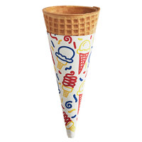 Keebler Eat-It-All® 204BJ Jacketed Honey-Roll® Sugar Cone   - 800/Case