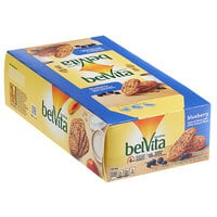 Nabisco belVita 4-Count (1.76 oz.) Blueberry Breakfast Biscuit Snack Pack - 64/Case