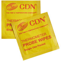 CDN PW200 Anti-Bacterial Thermometer Probe Wipes   - 200/Pack