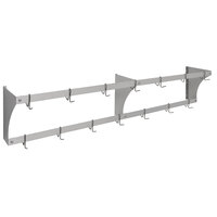 Eagle Group WM84APR Aluminum Wall-Mounted Pan / Pot Rack with Hooks - 84 inch