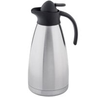 Tablecraft 10299 68 oz. Stainless Steel Insulated Coffee Carafe / Server