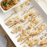 Les Chateaux de France 0.7 oz. Unmarinated Chicken Satay on Skewer - 50/Case